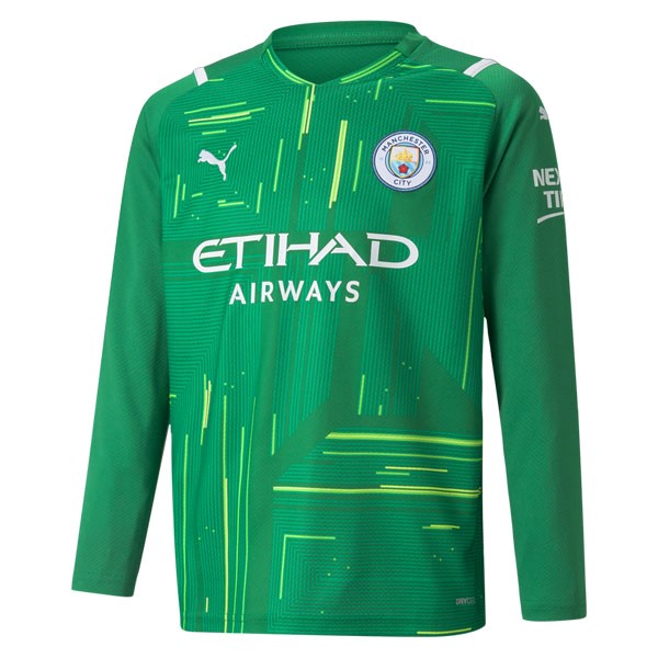 Tailandia Camiseta Manchester City Portero ML 2021/22 Verde